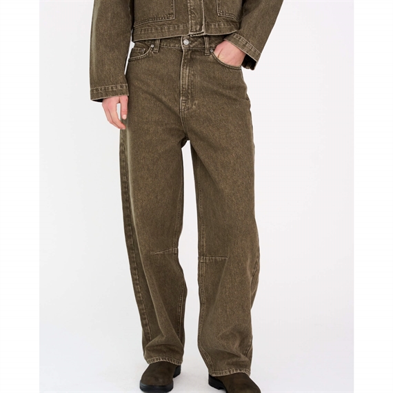 Ivy Copenhagen Janice Slung Jeans Wash Olinda, Desert Green